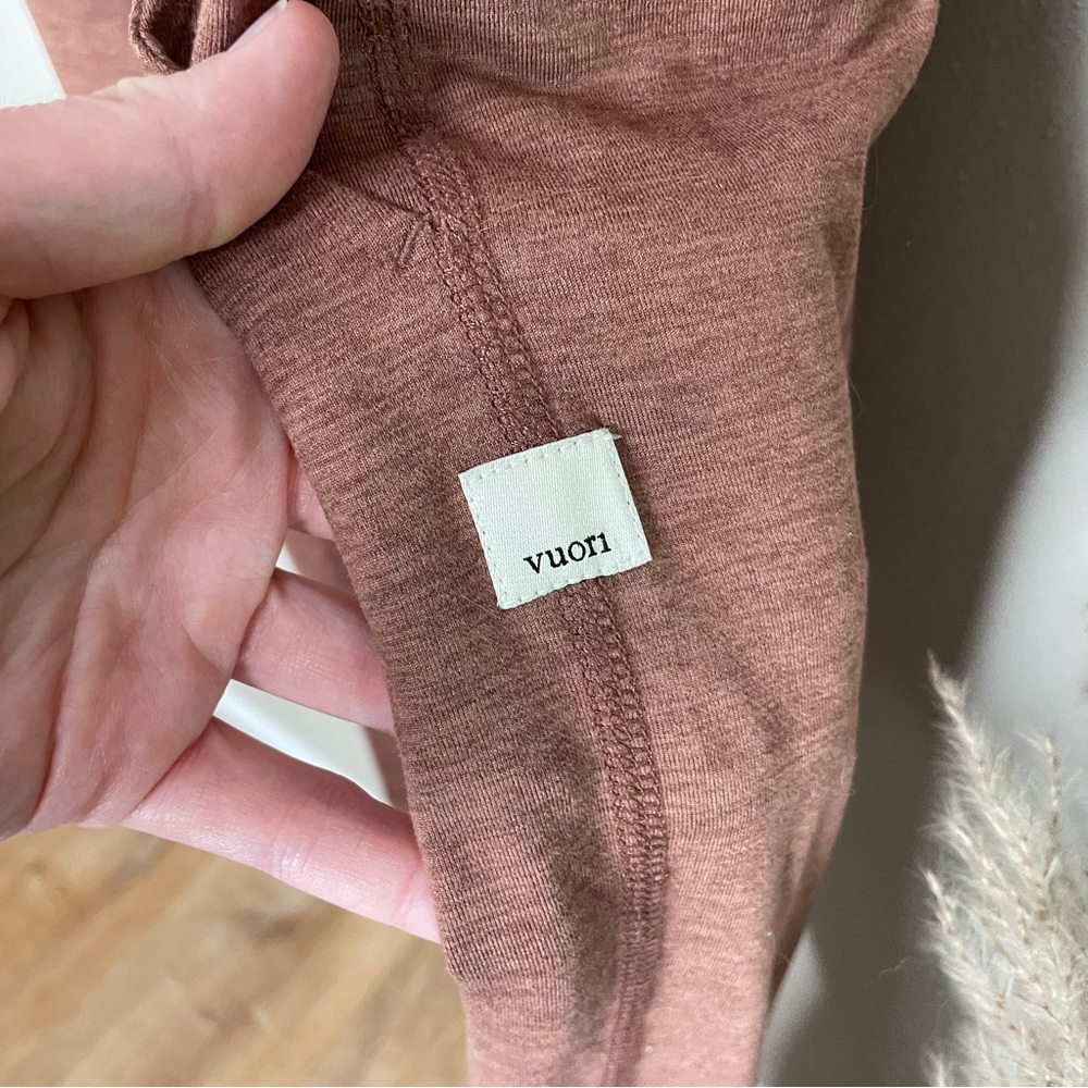 Vuori | Like New Lux Harem Jumpsuit in Terracotta Heather, Size Large - Picture 7 of 8